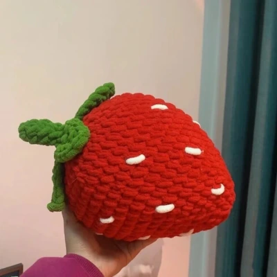 crochet strawberry