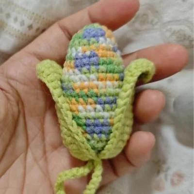colorful corn crochet