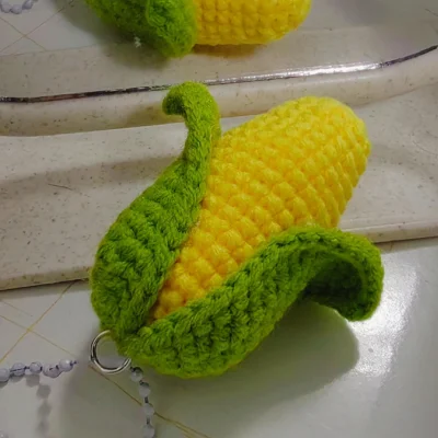 corn crochet decoration