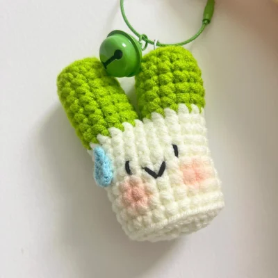 crochet green onion with bell